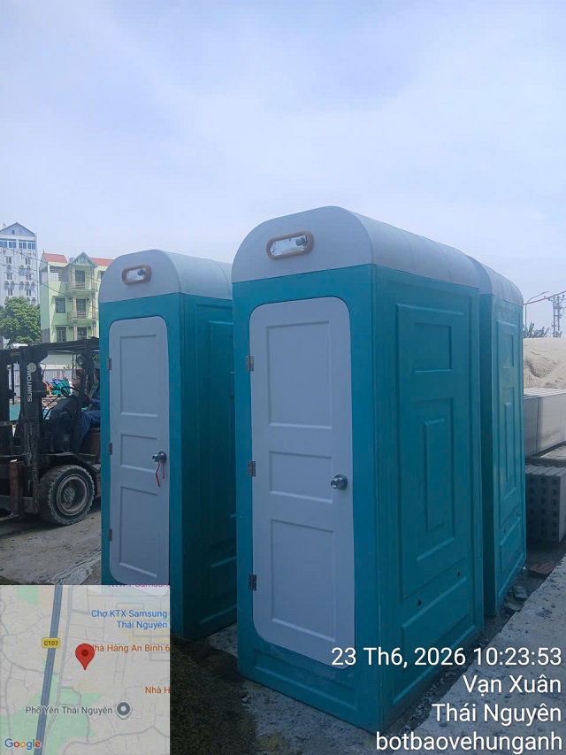 bàn giao nhà vệ sinh di động thái nguyên