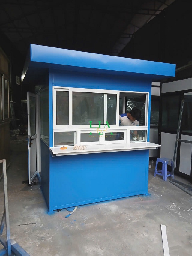 bốt bảo vệ khung thép hà nội 2.0x2.0m