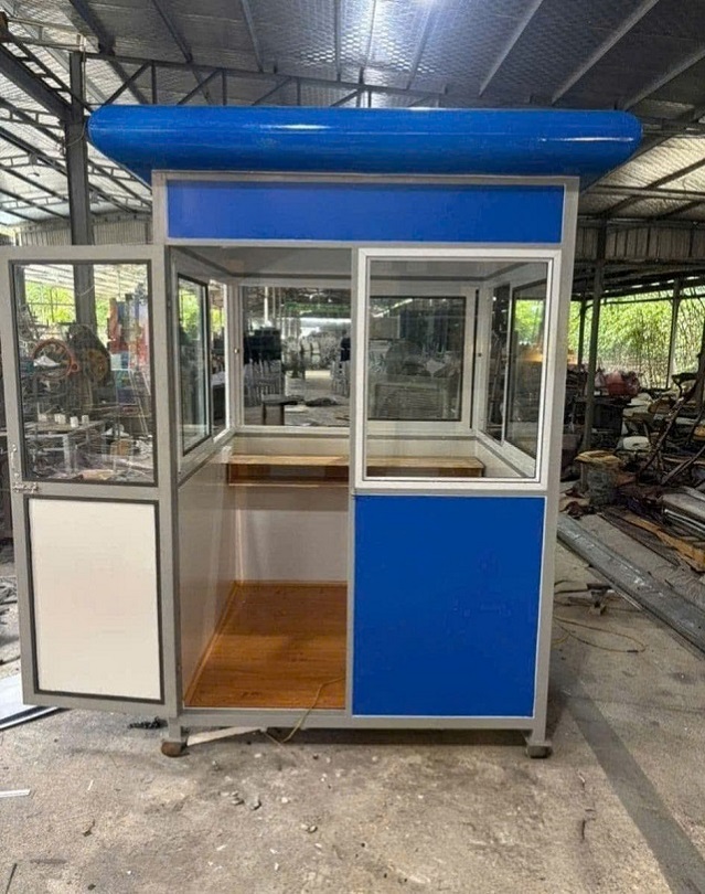 bốt gác bảo vệ khung thép