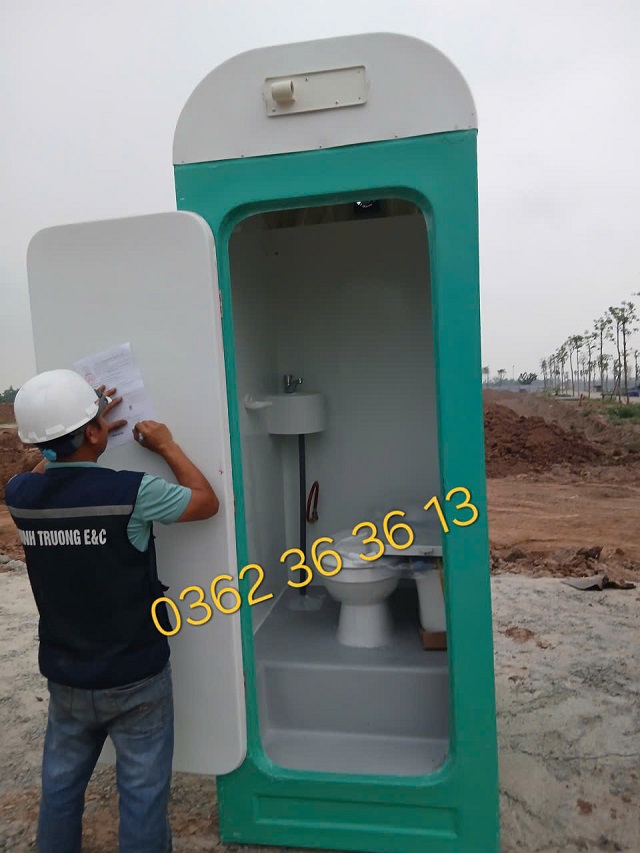 hình ảnh bàn giao nhà vệ sinh di động hưng yên
