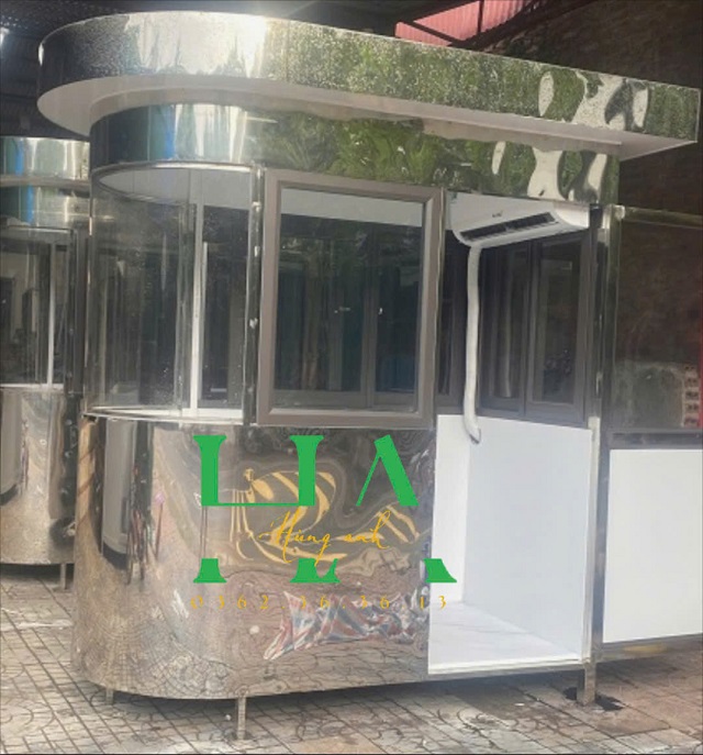 Hình ảnh bốt bảo vệ inox hưng yên