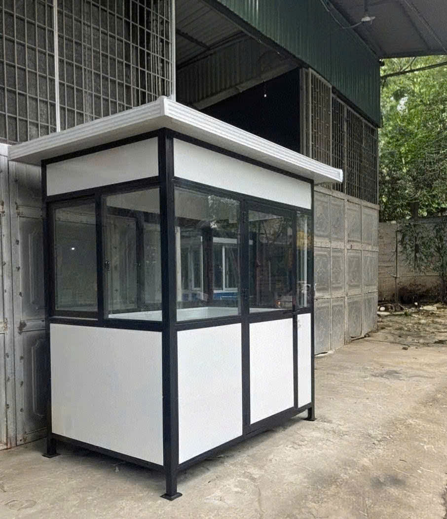 hình ảnh bốt bảo vệ khung thép
