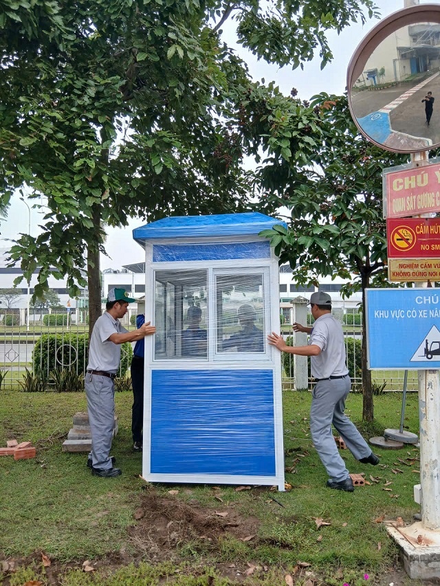 hình ảnh thực tế bốt bảo vệ chốt bảo vệ di động