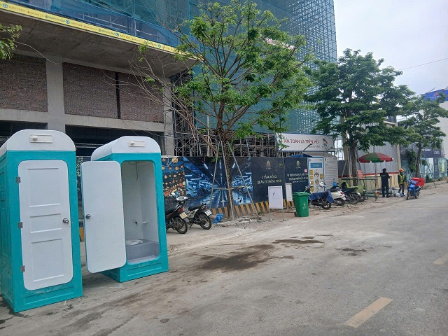 nhà vệ sinh công trường tại bắc giang