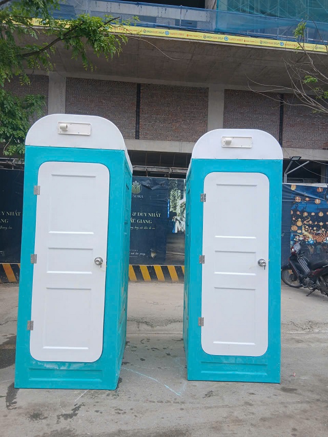 nhà vệ sinh di động công trình bắc giang