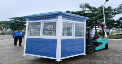Bốt bảo vệ khung thép composit